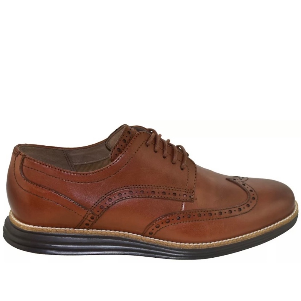 Classic Brown Leather Men's Brogues